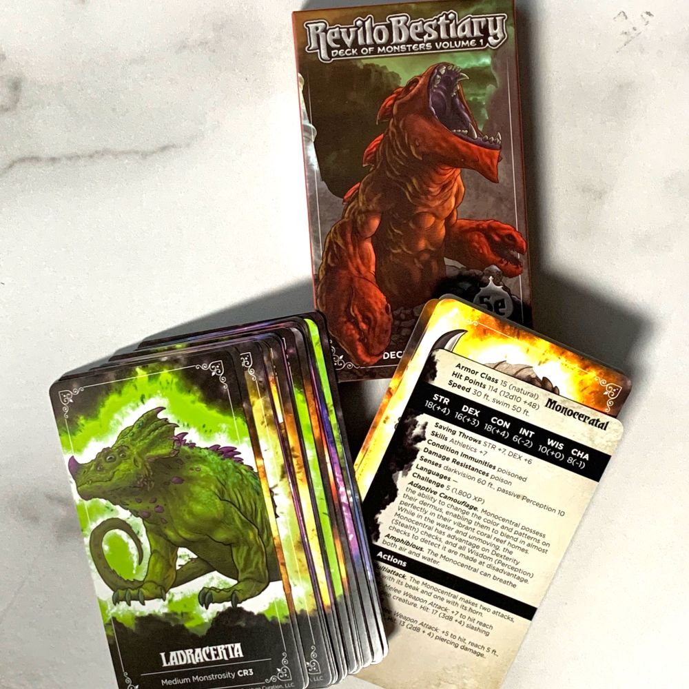 Revilo Bestiary: Deck of Monsters 1